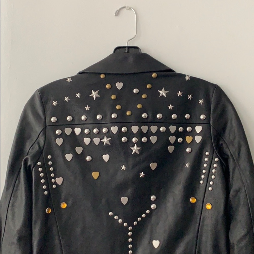 Black Rivet Coat - Picture 5 of 8